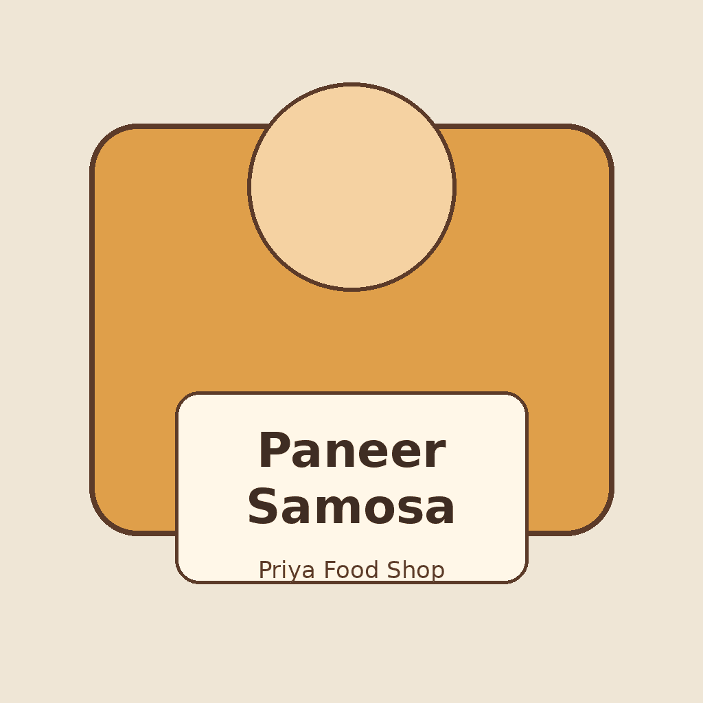 Paneer samosa