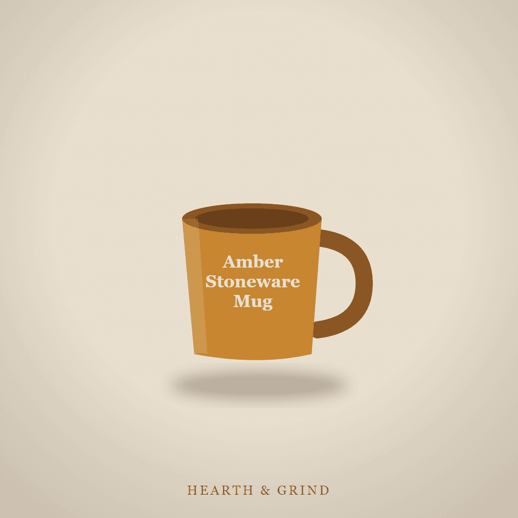 Amber Stoneware Mug